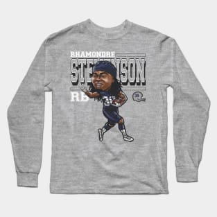 Rhamondre Stevenson New England Cartoon Long Sleeve T-Shirt